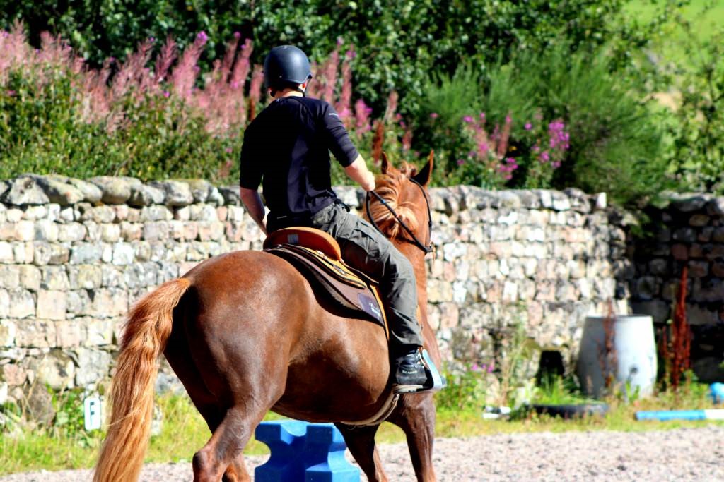 HorseBack UK participant riding one of our horses